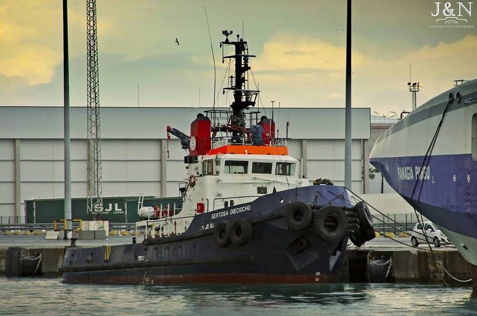 El remolcador “Sertosa Dieciocho”, vendido a Islandia