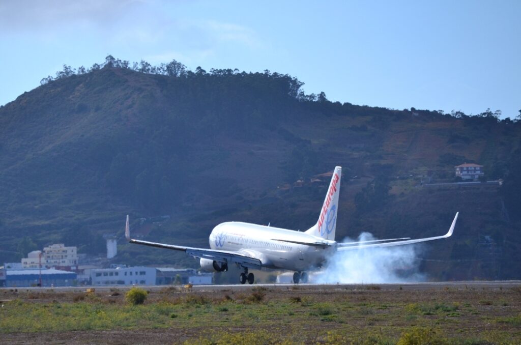 Momento de aterrizaje