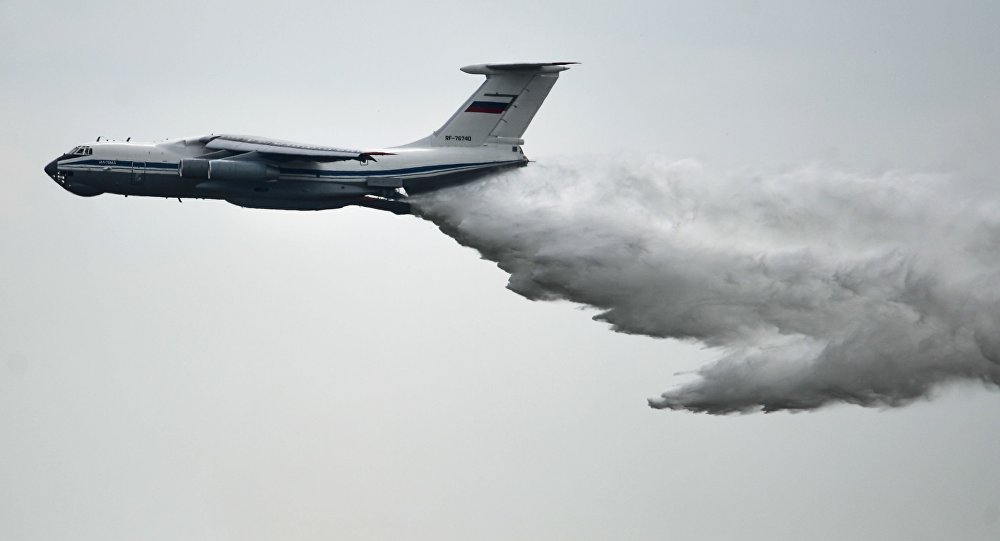 Encuentran los restos del avión bombero Il-76 estrellado en Siberia