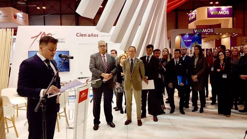 Trasmediterránea sopla las velas de su centenario en Fitur