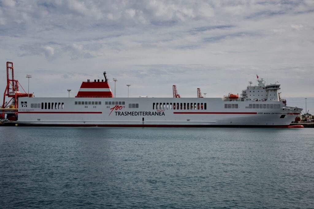 Trasmediterránea, primera naviera neutra en carbono