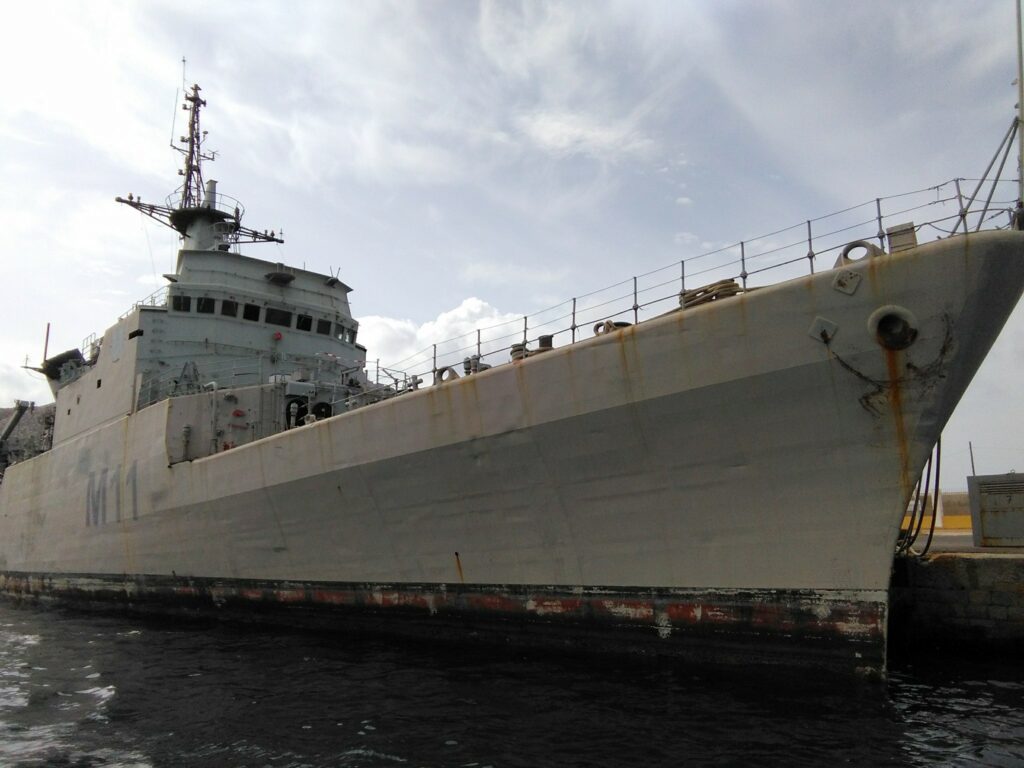 La corbeta “Diana”, al desguace