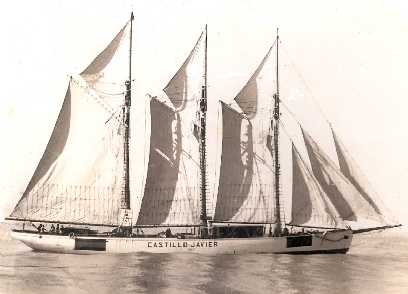 El velero “Castillo Javier”, primer buque-escuela de Elcano