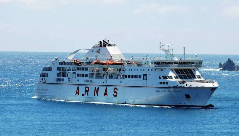 Línea directa de Naviera Armas con La Palma a partir de marzo de 2018