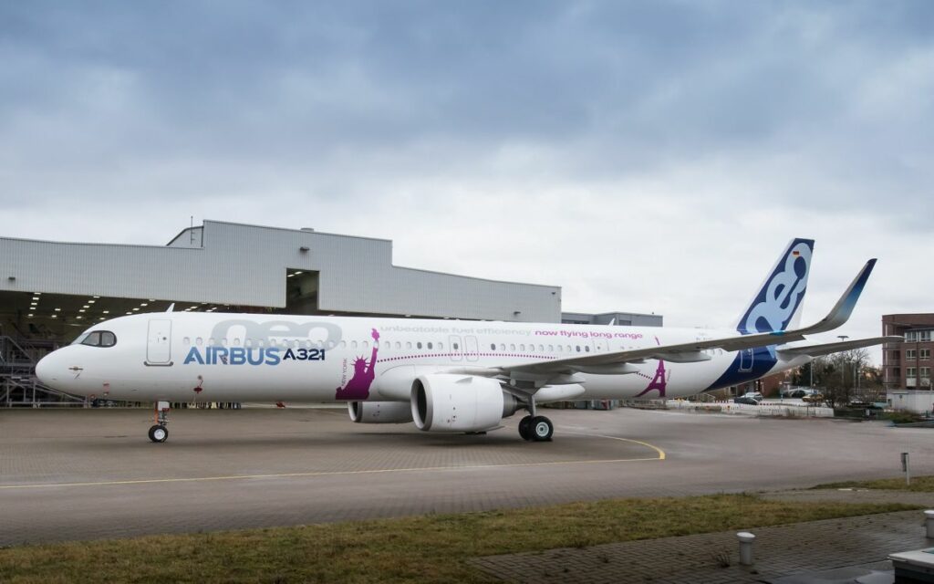Airbus finaliza el montaje del primer avión A321neo ACF