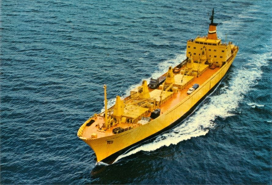 El buque frutero “Delfín del Atlántico” (1973-1991)
