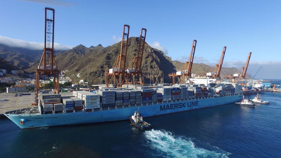 Maersk catapulta el tráfico de TEUS en el puerto de Tenerife
