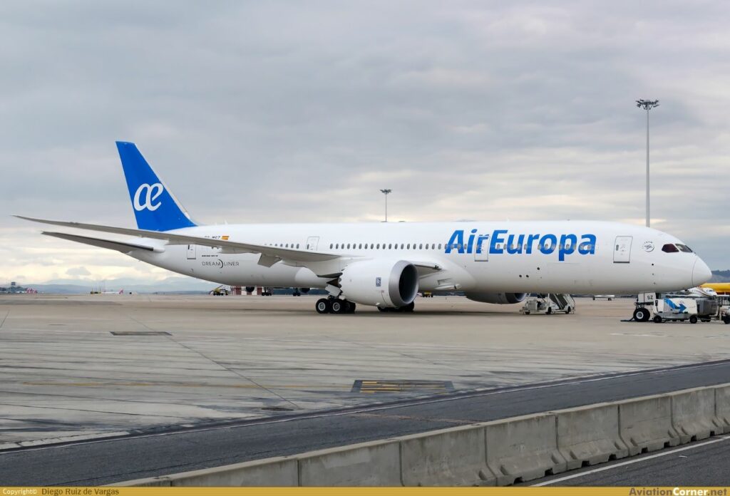 Air Europa recibe su primer Boeing B-787 serie -9