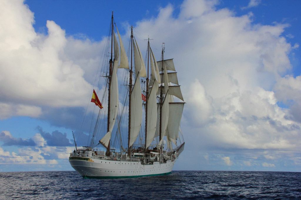 El buque-escuela “Juan Sebastián de Elcano” llega a Río de Janeiro