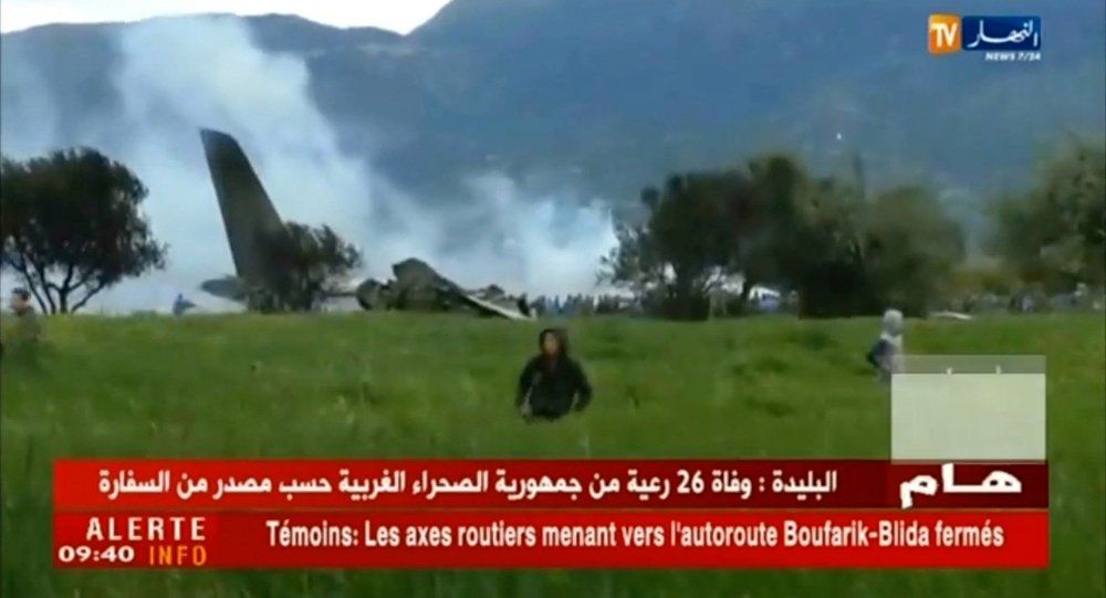 Tragedia en Argelia, tras estrellarse un avión Il-76 militar