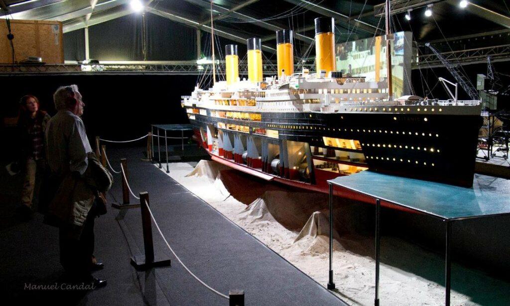 La mayor maqueta del “Titanic”, expuesta en A Coruña