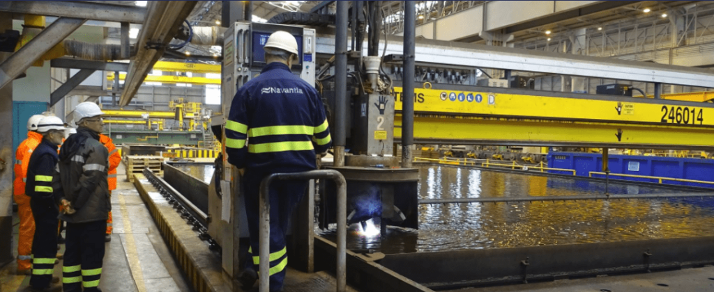 Navantia inicia el corte de chapa del segundo AOR para Australia