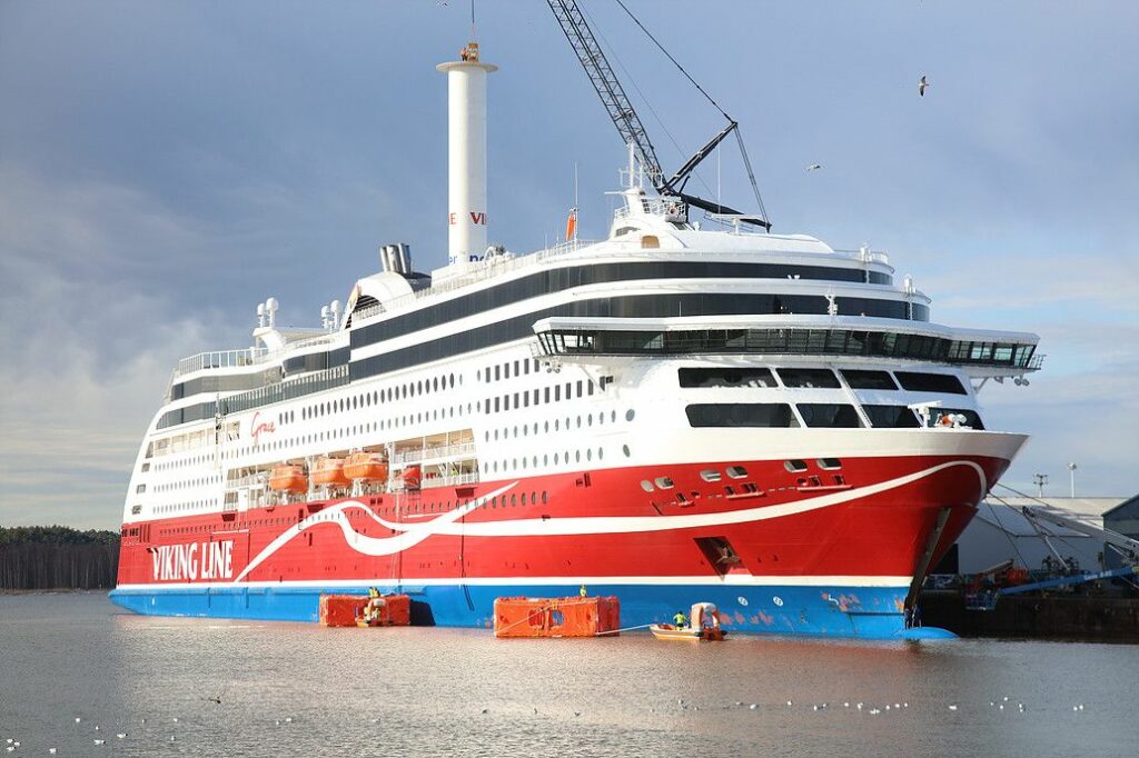 Viking Line instala un rotor a bordo del ferry “Viking Grace”