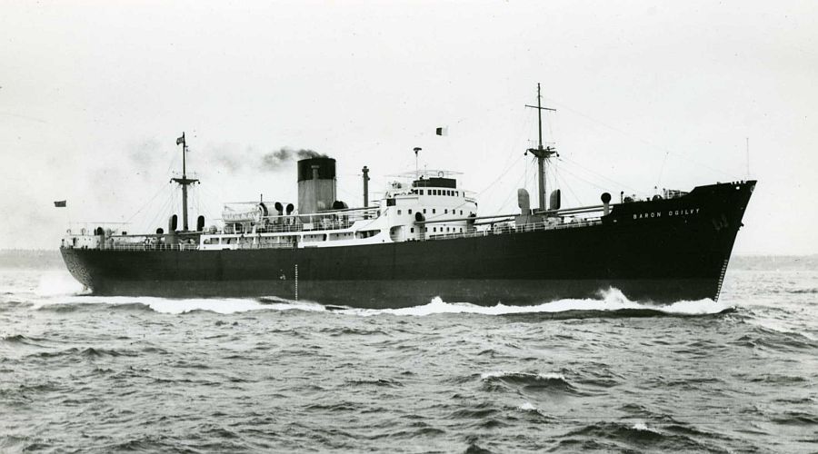 El buque "Baron Ogilvy", en sus primeros años de mar