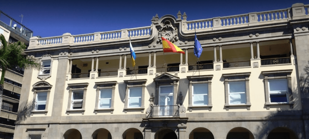 Relevo en la dirección del puerto de Santa Cruz de Tenerife