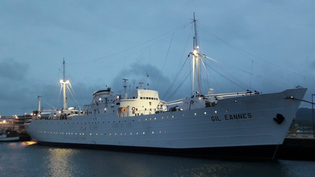 El buque hospital “Gil Eannes”, museo flotante en Portugal