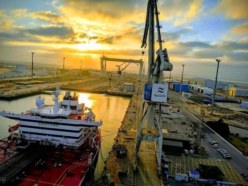 Navantia Puerto Real entrega el petrolero “Monte Ulía”