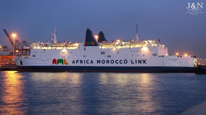 AML incorpora el ferry “Morocco Sun” a la línea de Tánger Med