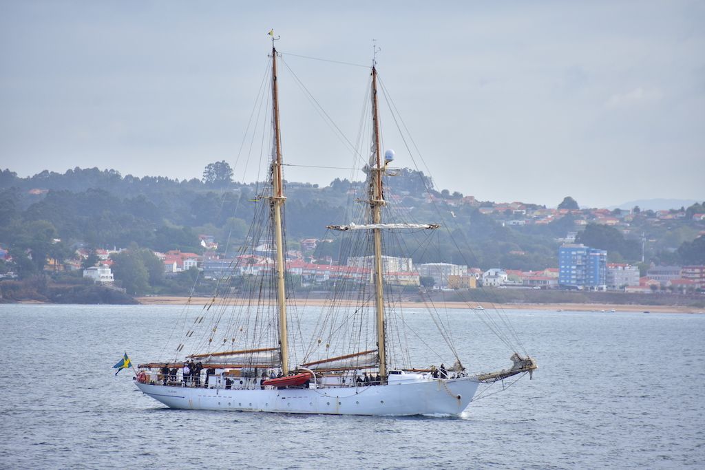 El puerto de A Coruña recibe la goleta sueca “Gladan”