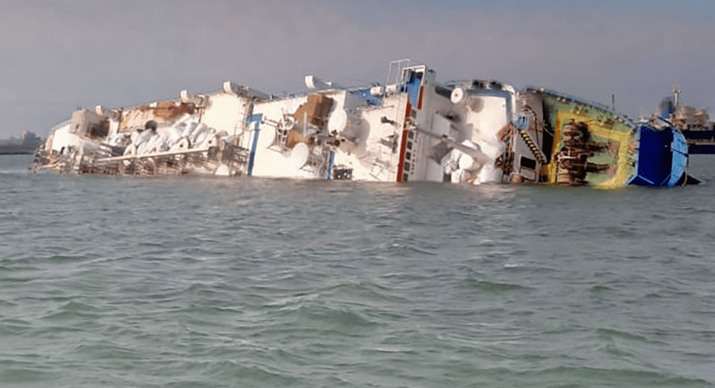Vuelca un barco establo con 14.600 ovejas en Rumanía