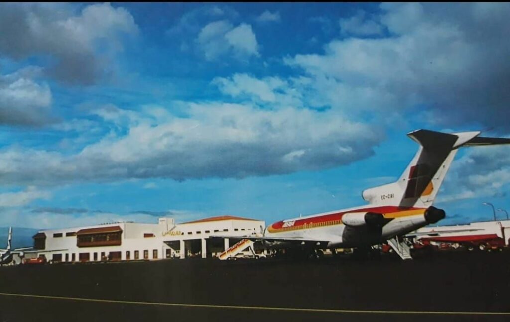 Orígenes del vuelo de Iberia entre La Palma y Madrid