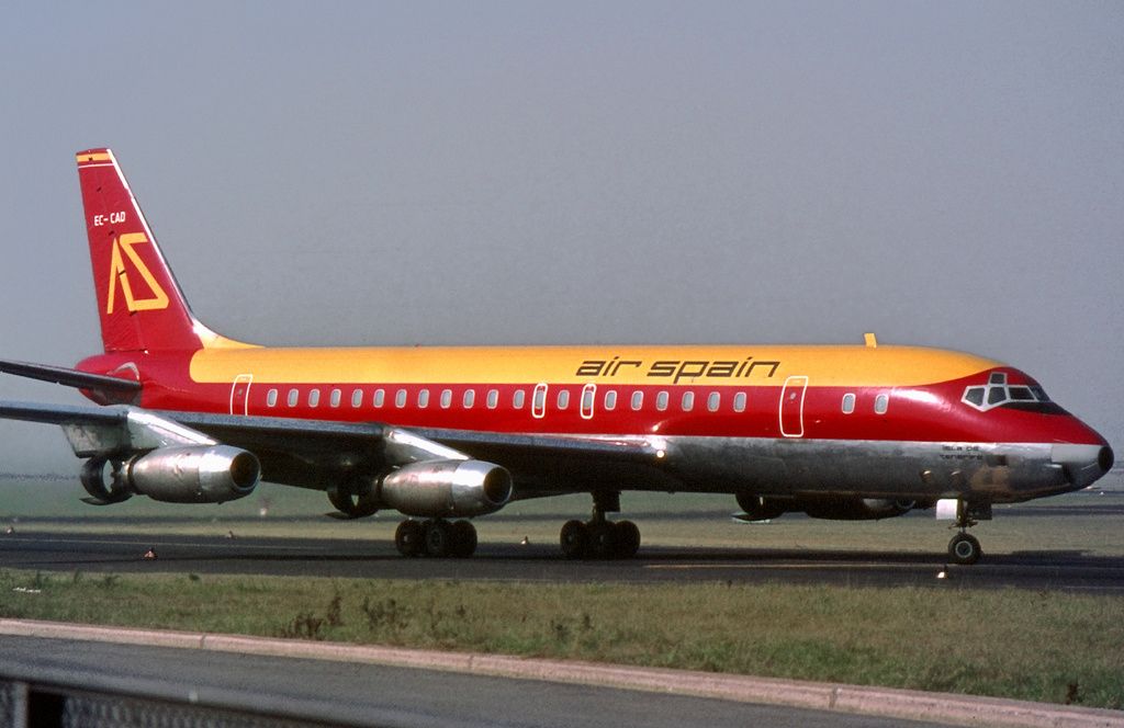DC-8-21 de Air Spain EC-CAD “Isla de Tenerife”