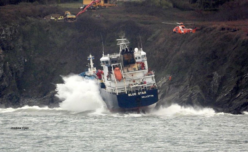 El buque quimiquero “Blue Star” será desguazado en Turquía