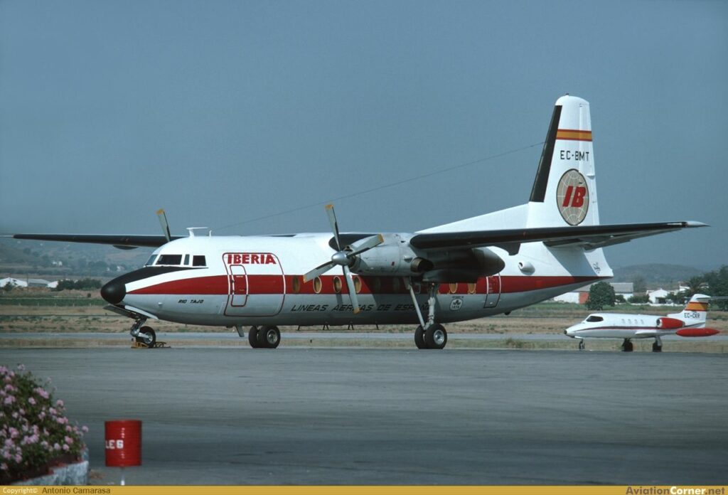 La dilatada vida aeronáutica del segundo Fokker F-27 de Iberia