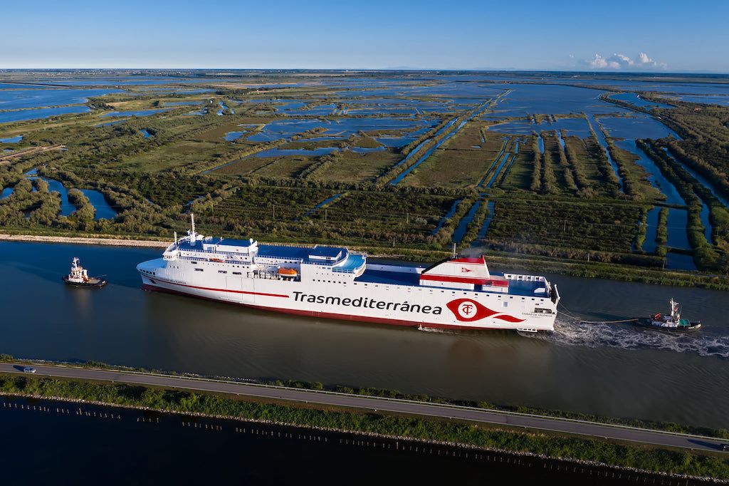 Primeras pruebas de mar del ferry “Ciudad de Valencia”