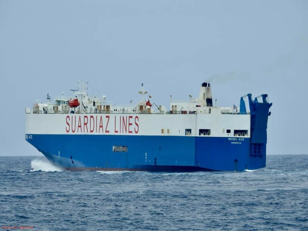 Suardíaz fleta el buque rolón liberiano “Mosel Ace”