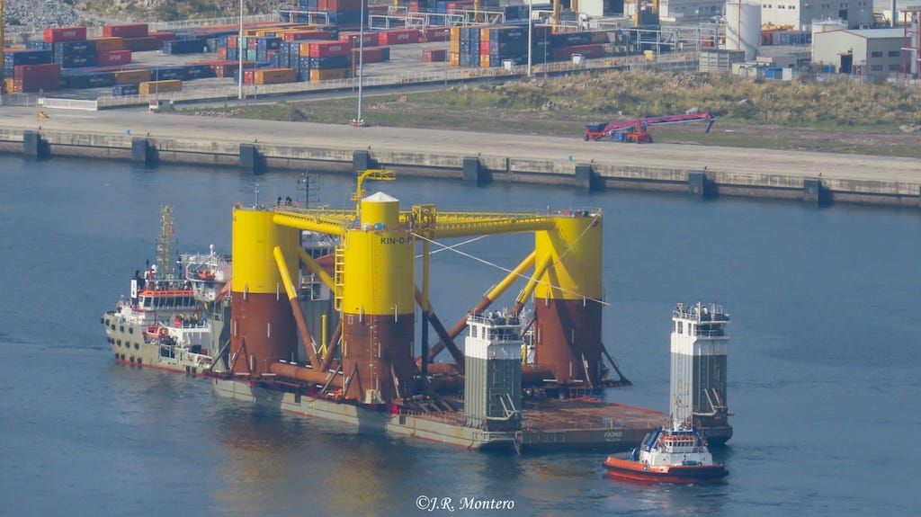 Navantia envía la primera plataforma del programa Kincardine