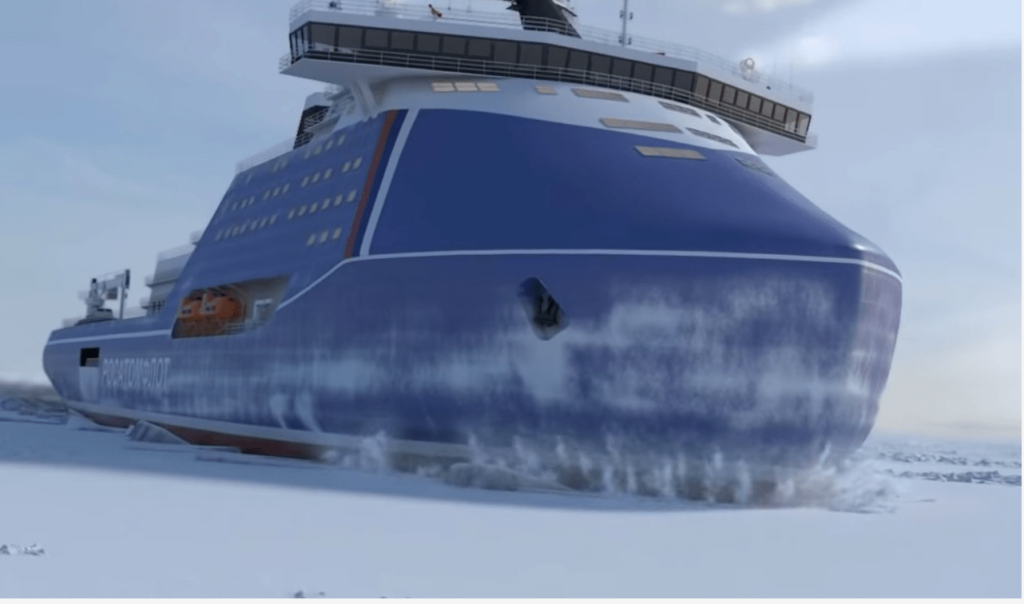 Rusia construye el rompehielos más potente del mundo