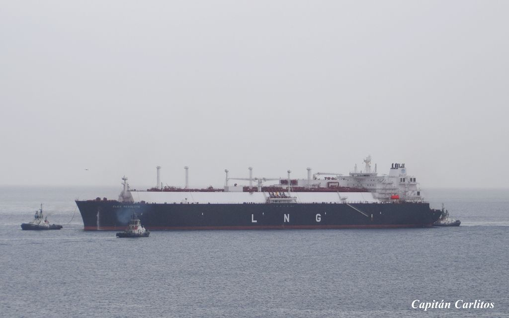 Estreno del LNG “Flex Resolute” en la terminal de Cartagena