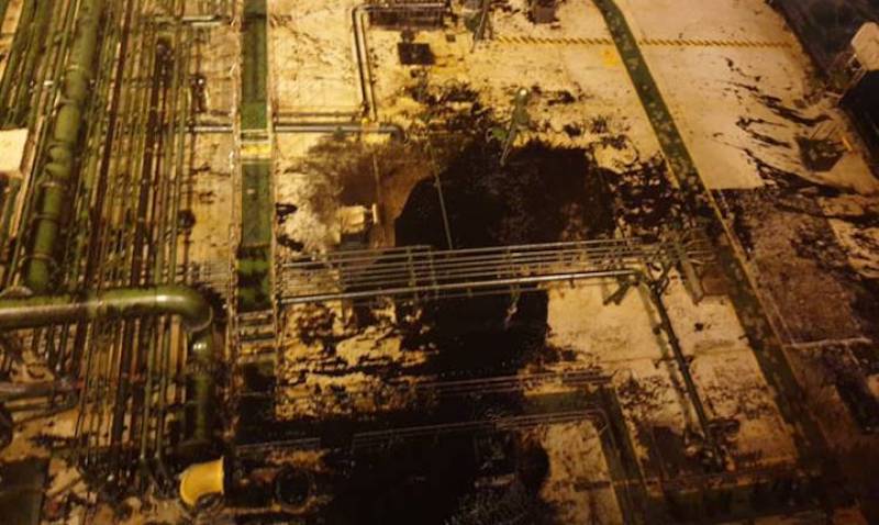 Una tormenta destroza a un VLCC en el Mar del Norte