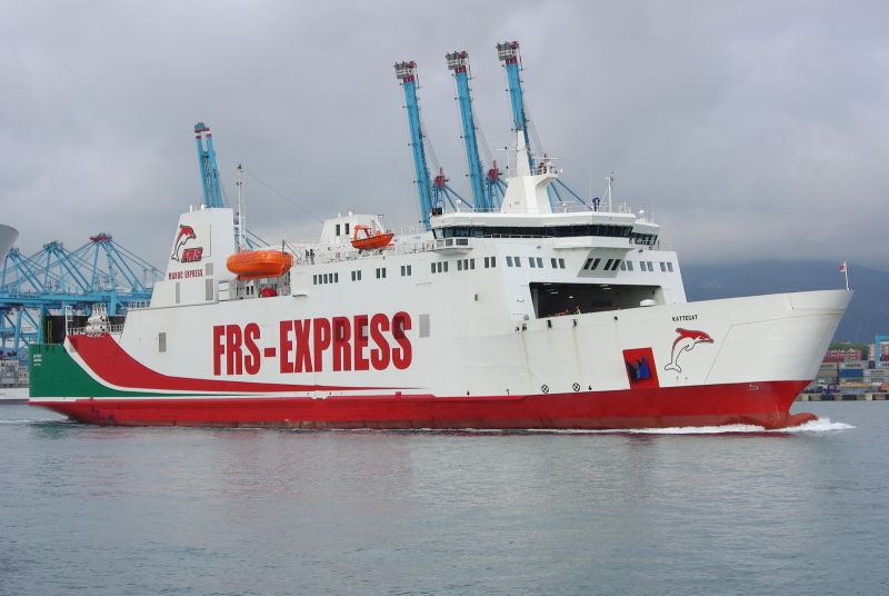 El ferry “Kattegat” se desvía a Gibraltar, camino de Tánger