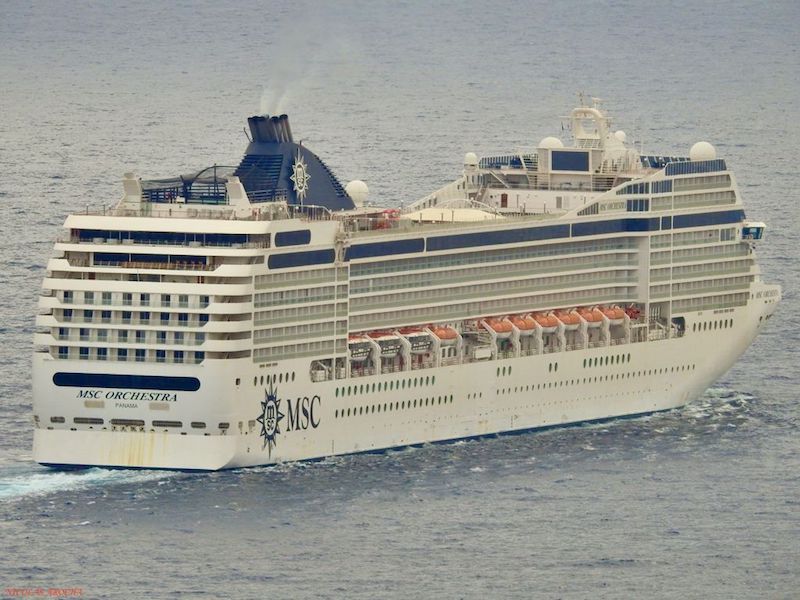 MSC se va de Gran Canaria con la “Orchestra” a Italia