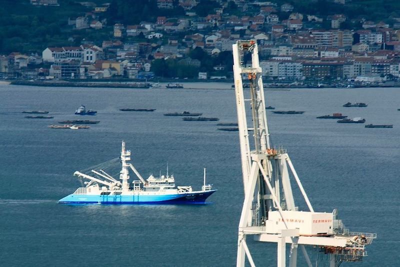 Pruebas de mar del buque atunero “Monteraiola”