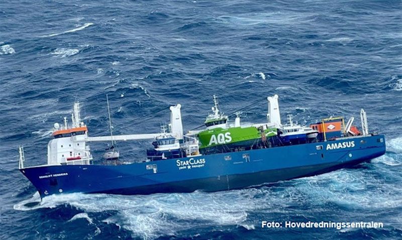 Peligro de hundimiento del buque “Eemslift Hendrika”