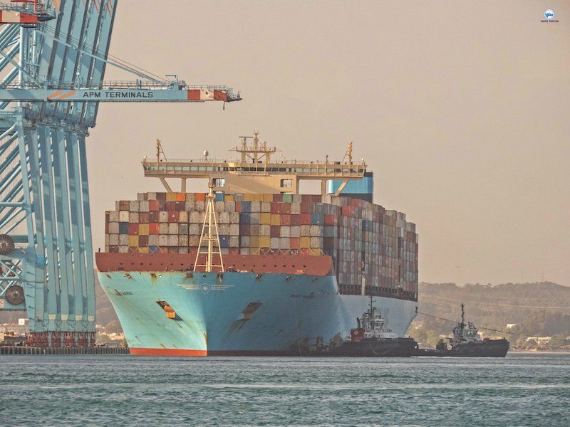 Primera operativa en APM Algeciras tras el bloqueo de Suez