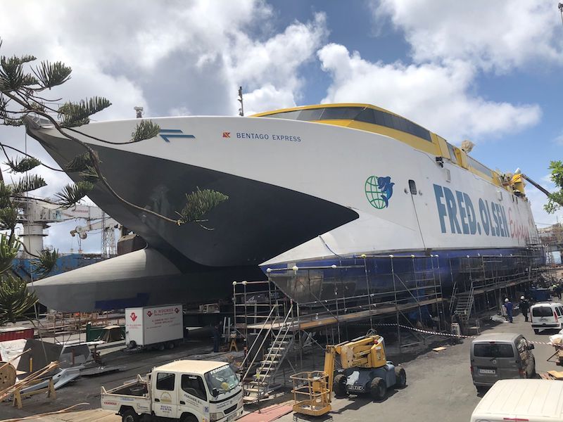 La reparación del “Bentago Express” enfila su recta final