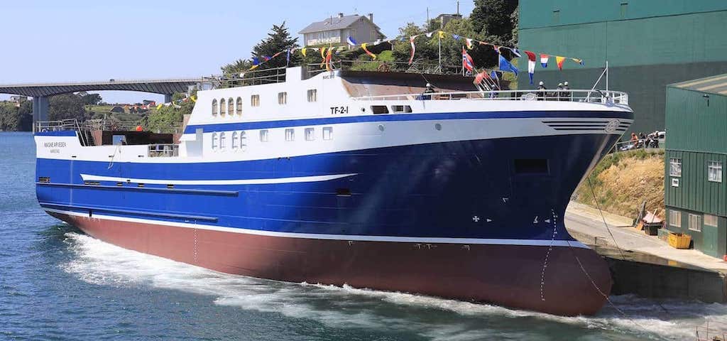 Próxima entrega del arrastrero noruego “Magne Arvesen”