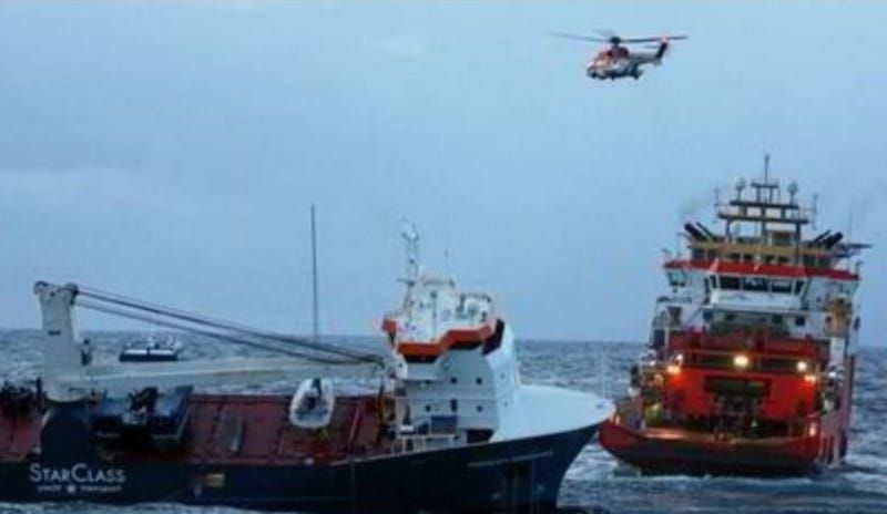 La deriva del buque “Eemslift Hendrika” está bajo control