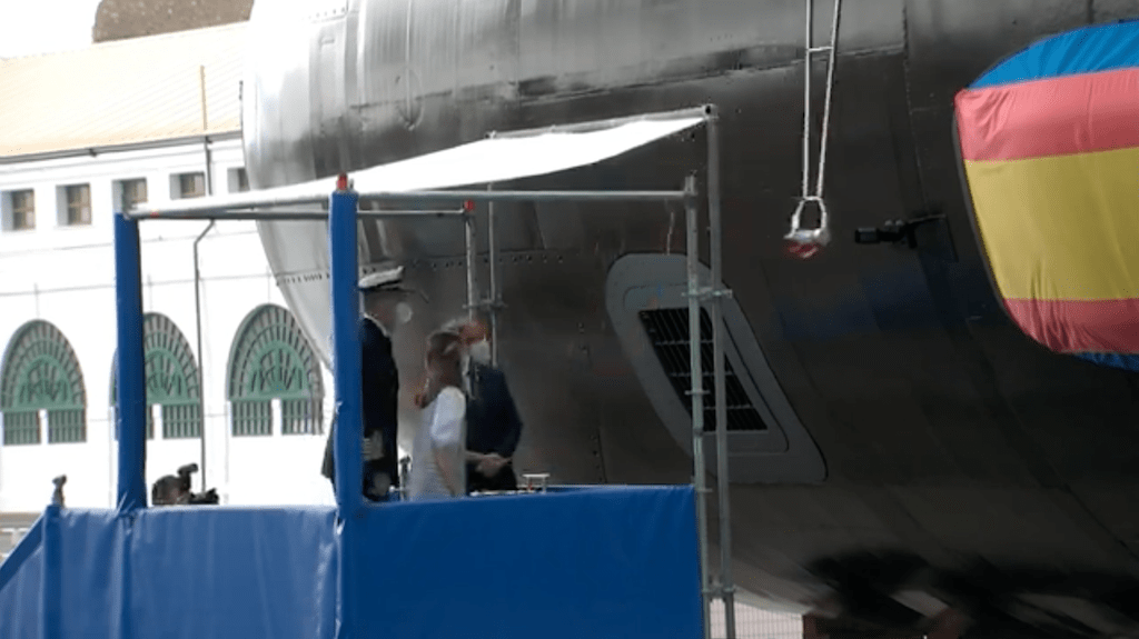 Leonor de Borbón amadrina el submarino S-81 “Isaac Peral”