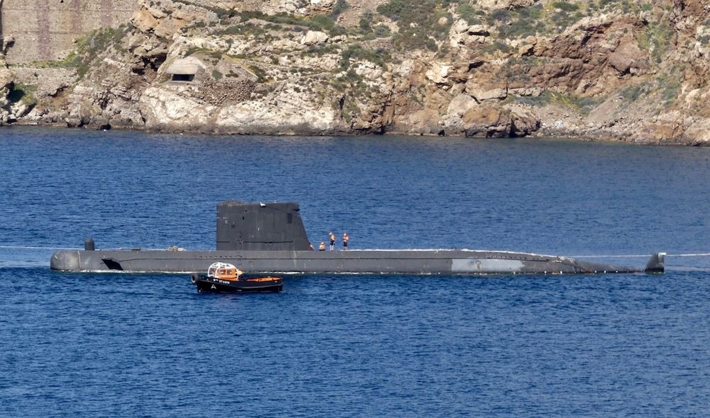 El submarino "Siroco" es el primero de la serie S-70 que va al desguace