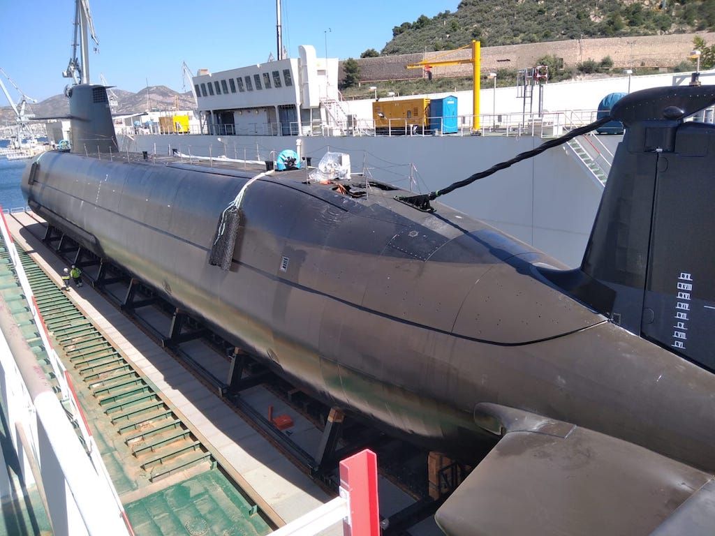 Navantia inicia la puesta a flote del submarino S-81 “Isaac Peral”