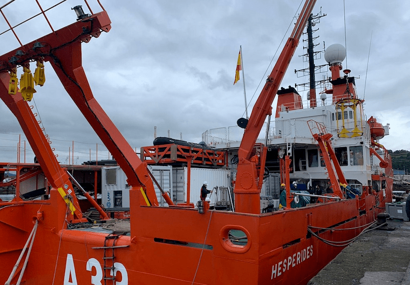 El BIO “Hespérides” concluye el proyecto Transmow en Gijón