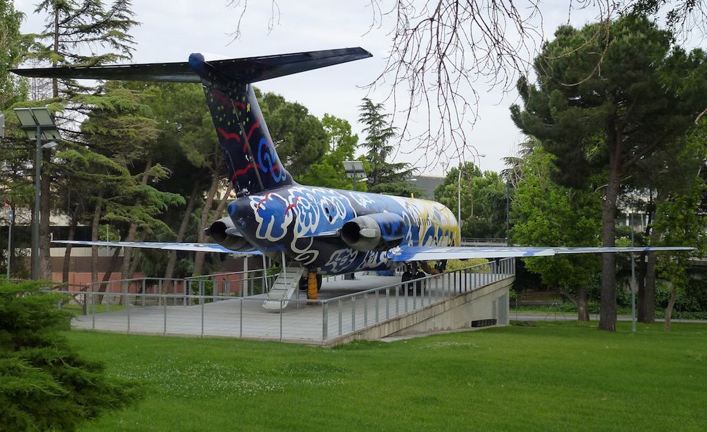 Un avión Douglas DC-9 de Iberia que escapó del desguace