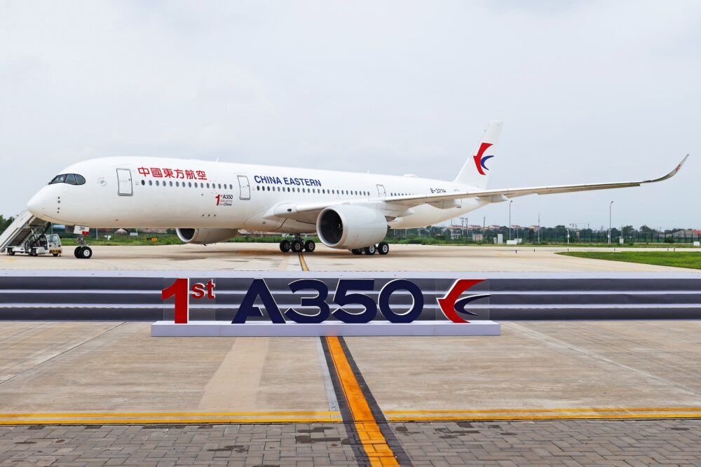 Sale de fábrica el primer Airbus A350 “made in China”