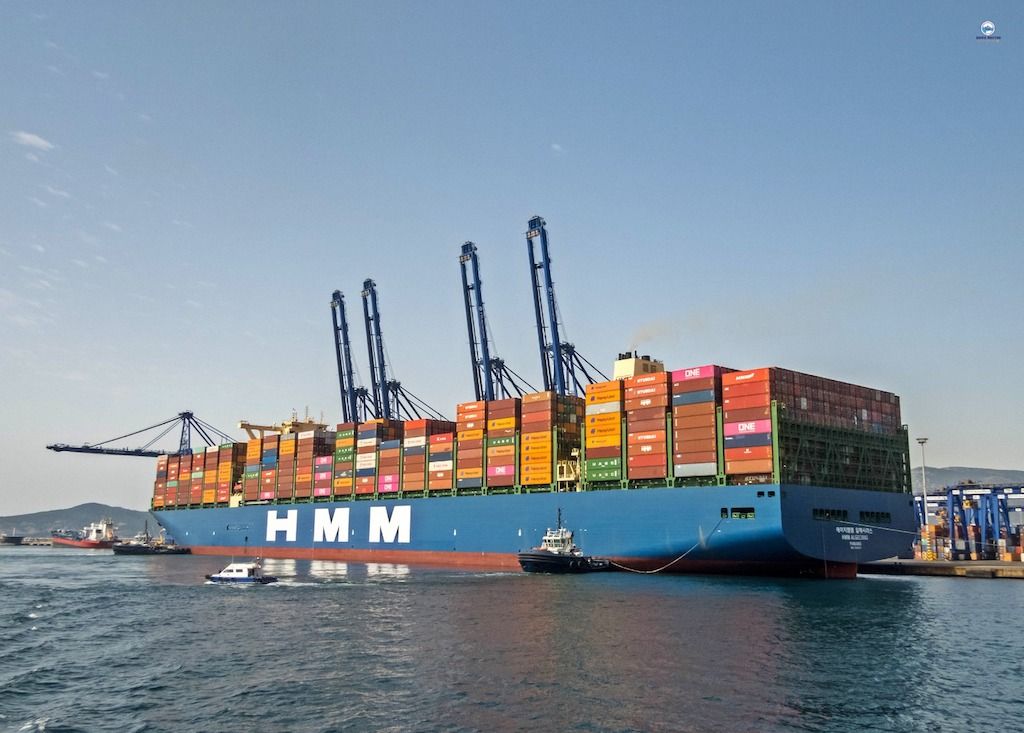 Algeciras recibe la primera escala del “HMM Algeciras”
