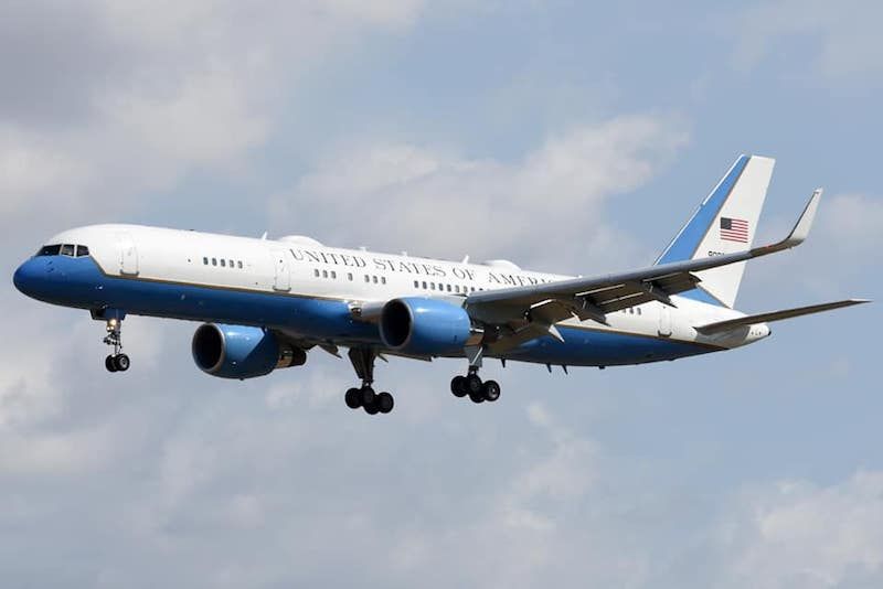 Uno de los cuatro “Air Force Two” de EE.UU., en Barcelona
